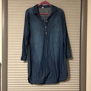 Old Navy long sleeve jean dress